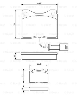 BOSCH 0 986 424 152 Brake...