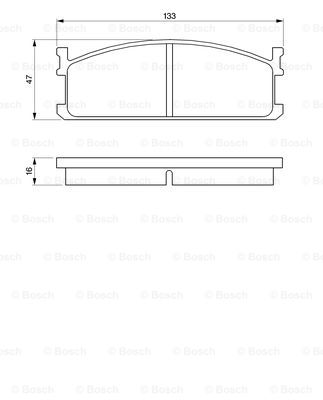 BOSCH 0 986 424 157 Brake...