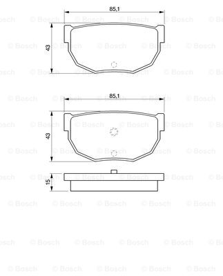 BOSCH 0 986 424 162 Brake...