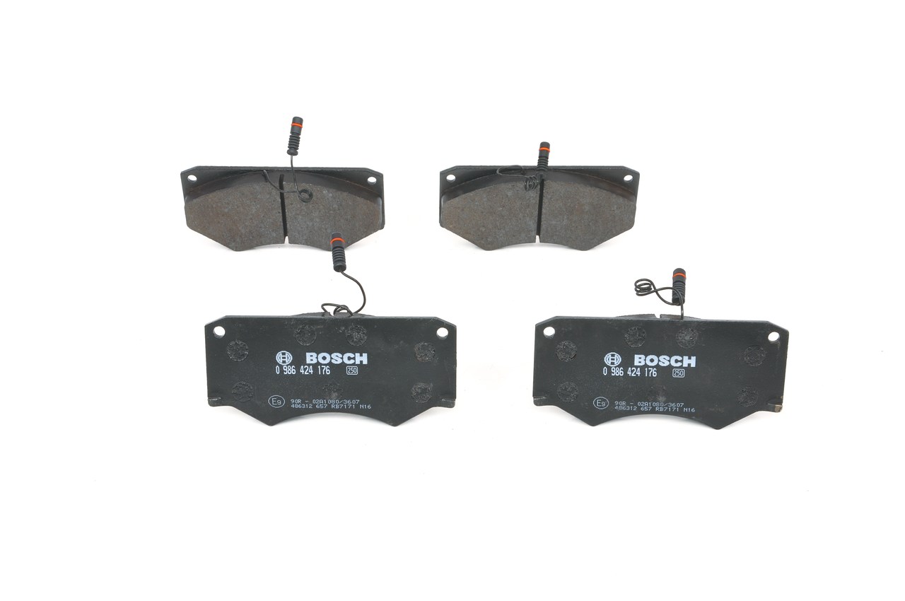 BOSCH 0 986 424 176 Bremsbelagsatz, Scheibenbremse