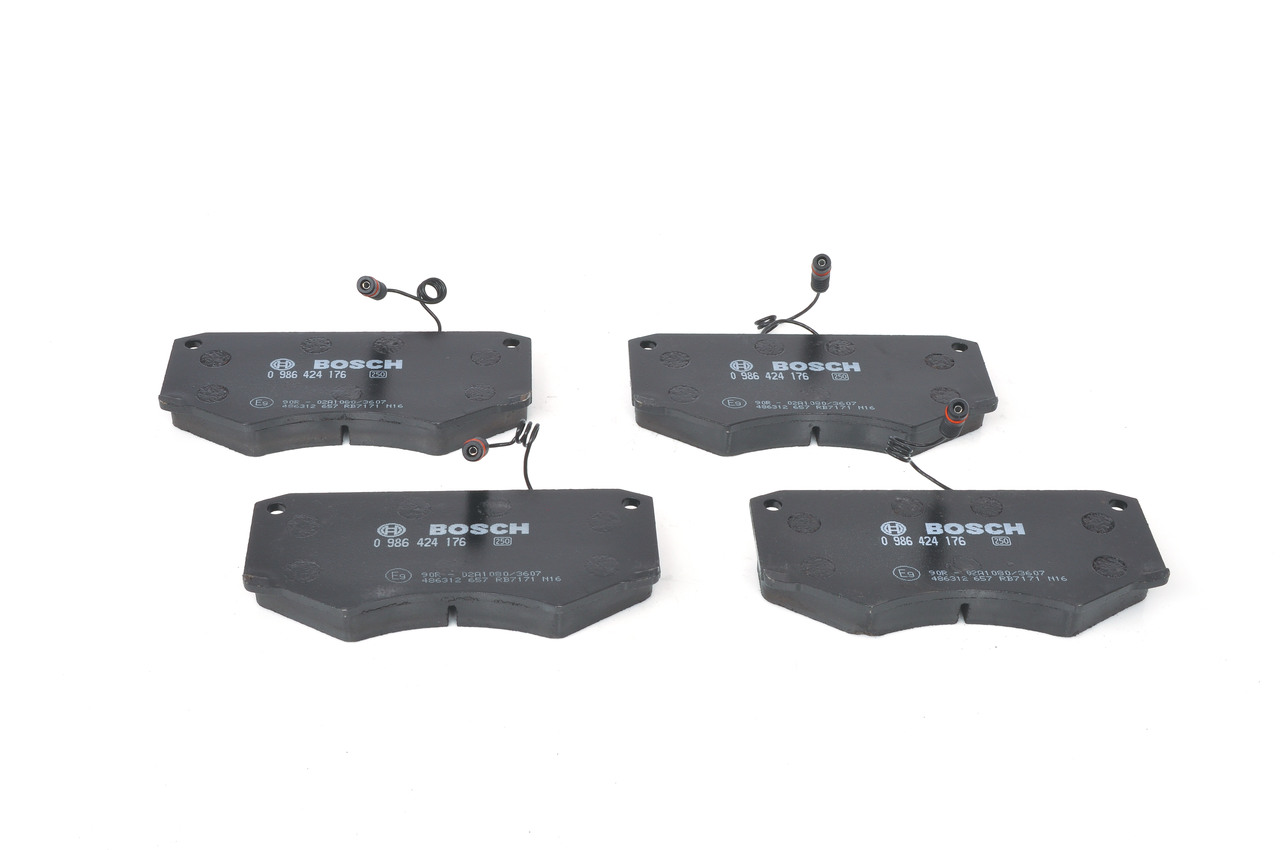 BOSCH 0 986 424 176 Bremsbelagsatz, Scheibenbremse