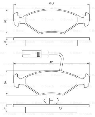 BOSCH 0 986 424 178 Brake...