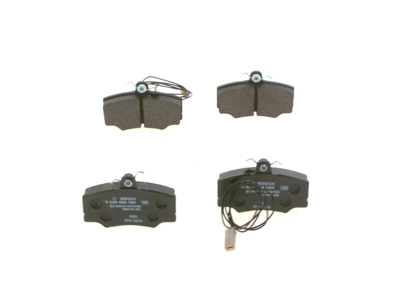 BOSCH 0 986 424 184 Bremsbelagsatz, Scheibenbremse