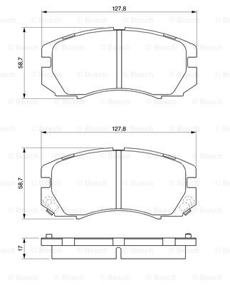 BOSCH 0 986 424 211 Brake...