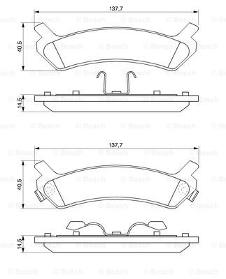 BOSCH 0 986 424 231 Brake...