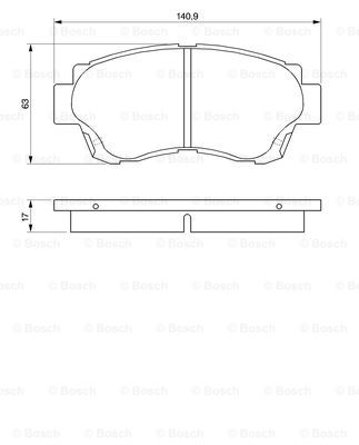 BOSCH 0 986 424 232 Brake...