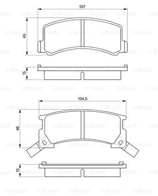 BOSCH 0 986 424 239 Kit...