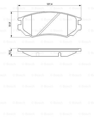 BOSCH 0 986 424 254 Brake...