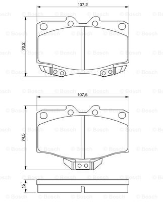 BOSCH 0 986 424 269 Brake...