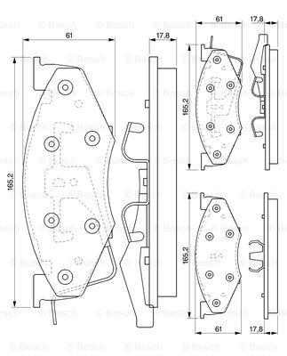 BOSCH 0 986 424 271 Brake...