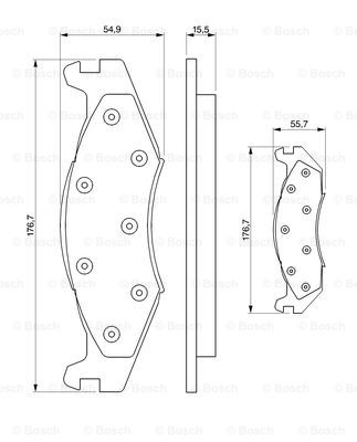 BOSCH 0 986 424 273 Brake...