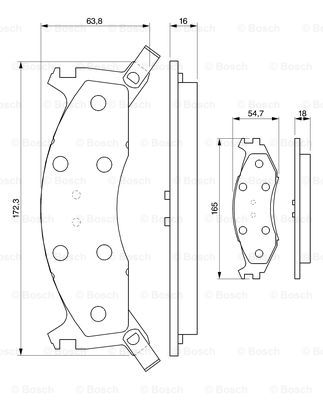 BOSCH 0 986 424 276 Brake...