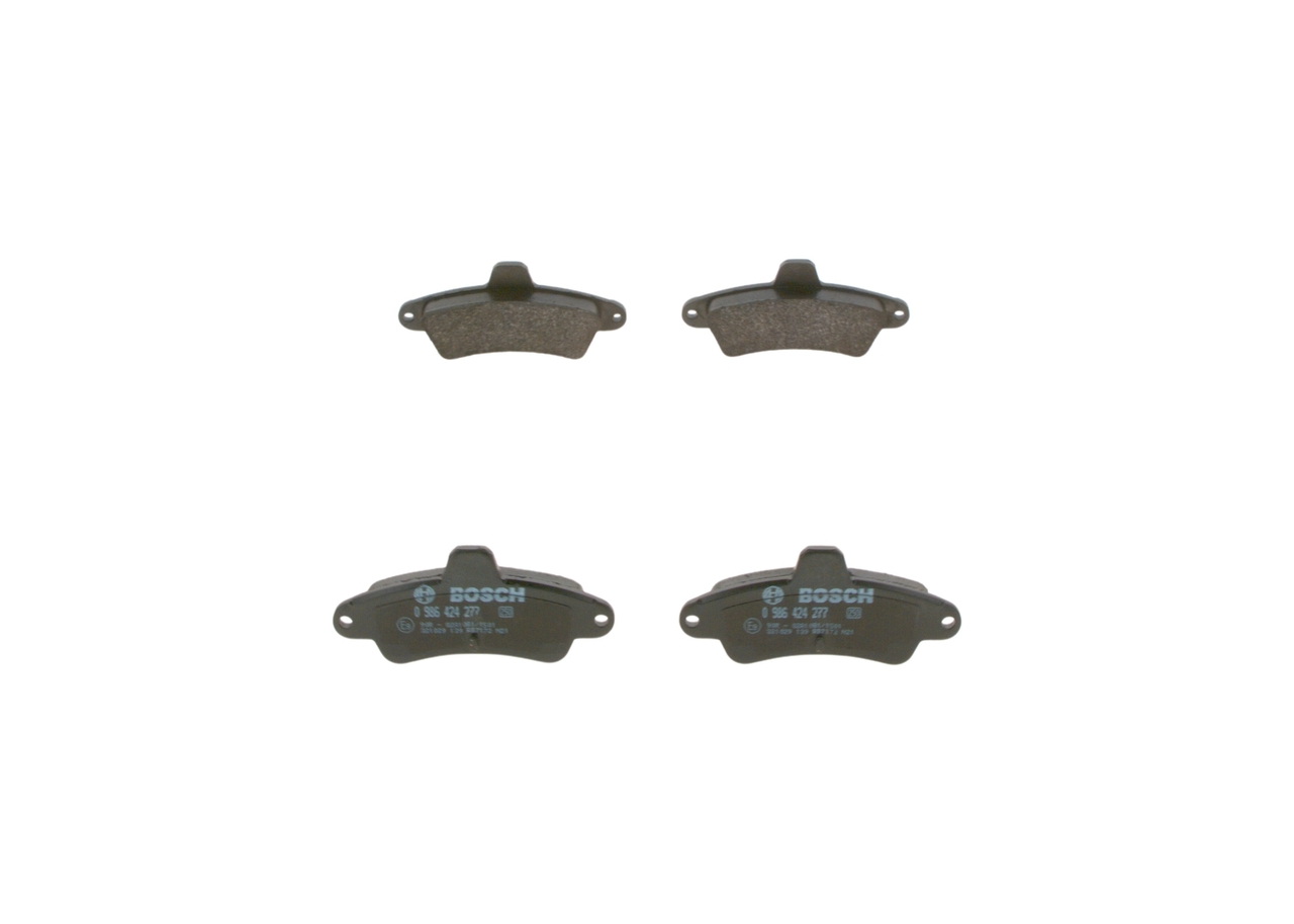 BOSCH 0 986 424 277 Bremsbelagsatz, Scheibenbremse