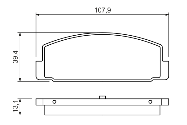 BOSCH 0 986 424 295 Kit pastiglie freno, Freno a disco