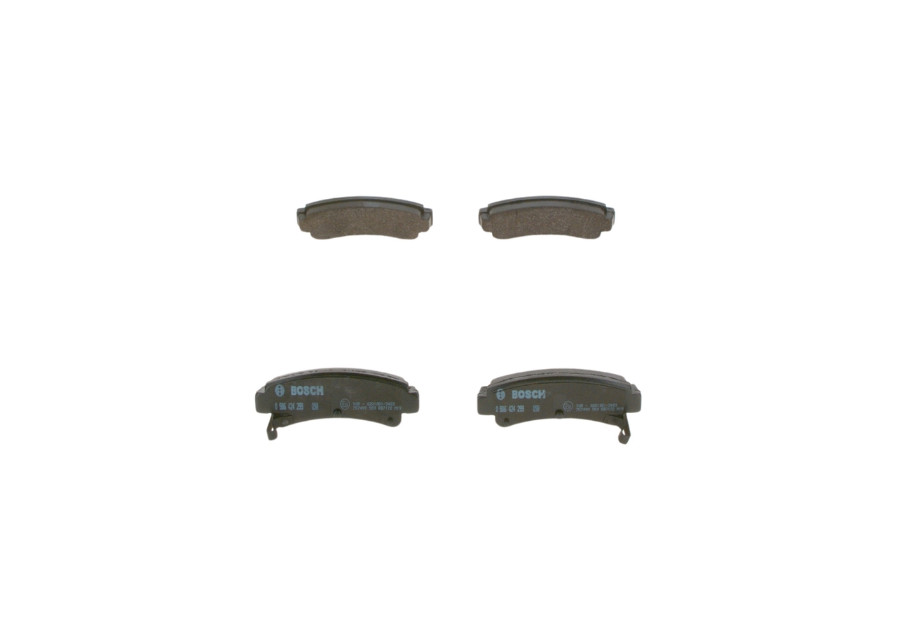 BOSCH 0 986 424 299 Bremsbelagsatz, Scheibenbremse