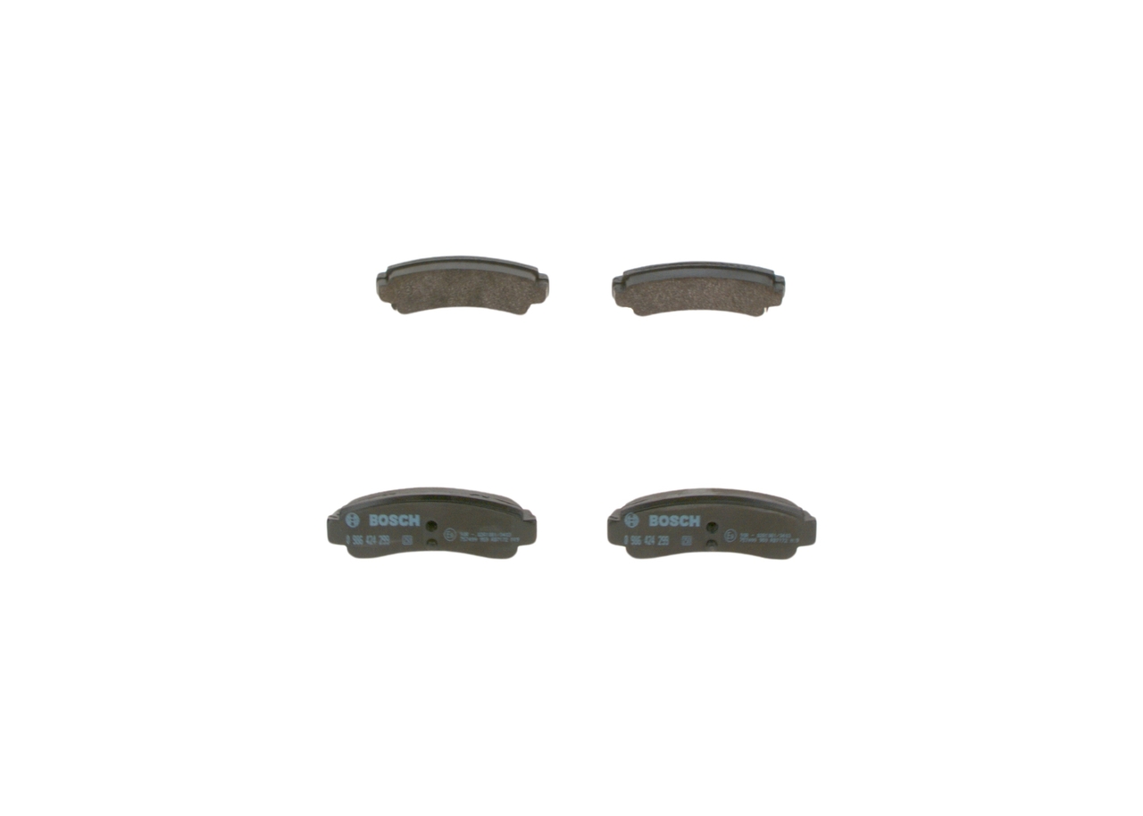 BOSCH 0 986 424 299 Bremsbelagsatz, Scheibenbremse