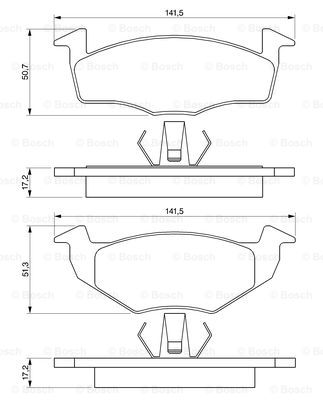 BOSCH 0 986 424 361 Brake...