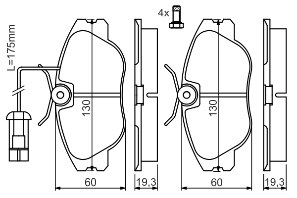 BOSCH 0 986 424 374 Kit...