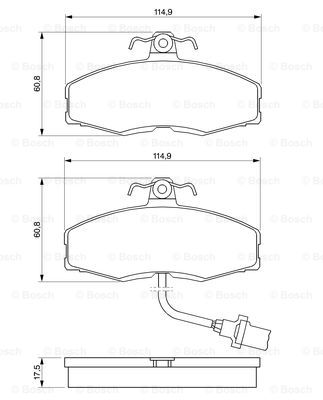 BOSCH 0 986 424 381 Brake...