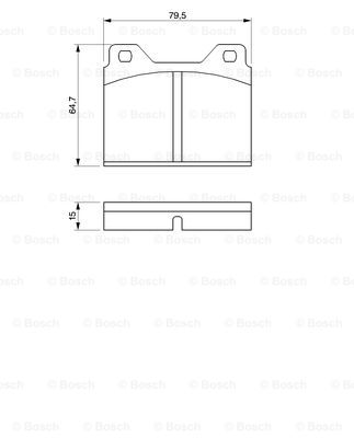 BOSCH 0 986 424 419 Brake...