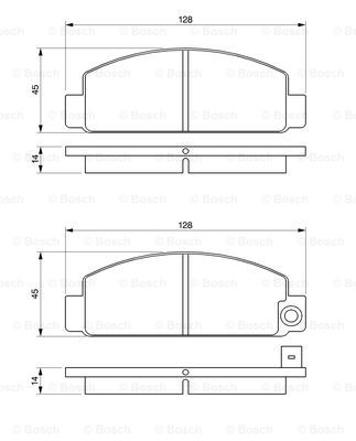 BOSCH 0 986 424 426 Brake...