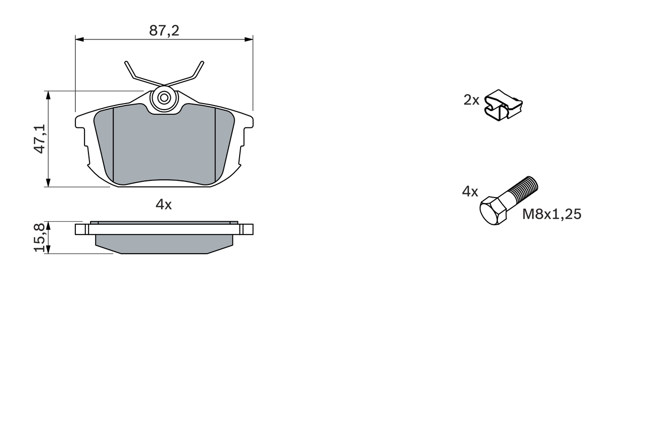 BOSCH 0 986 424 427 Kit...