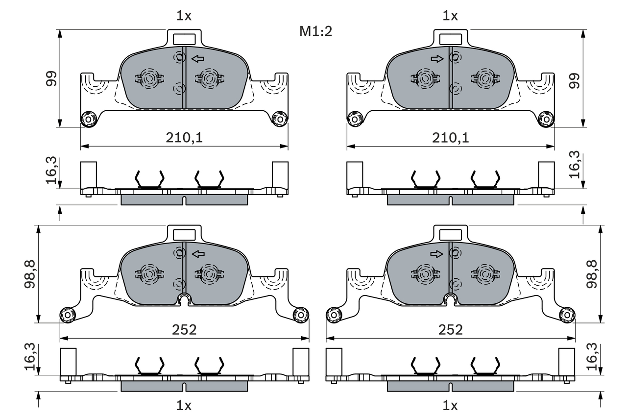 BOSCH 0 986 424 432 Kit...