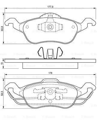 BOSCH 0 986 424 450 Brake...