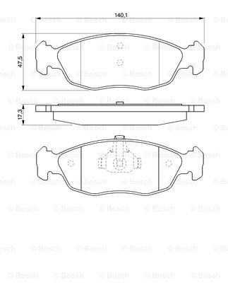 BOSCH 0 986 424 452 Brake...