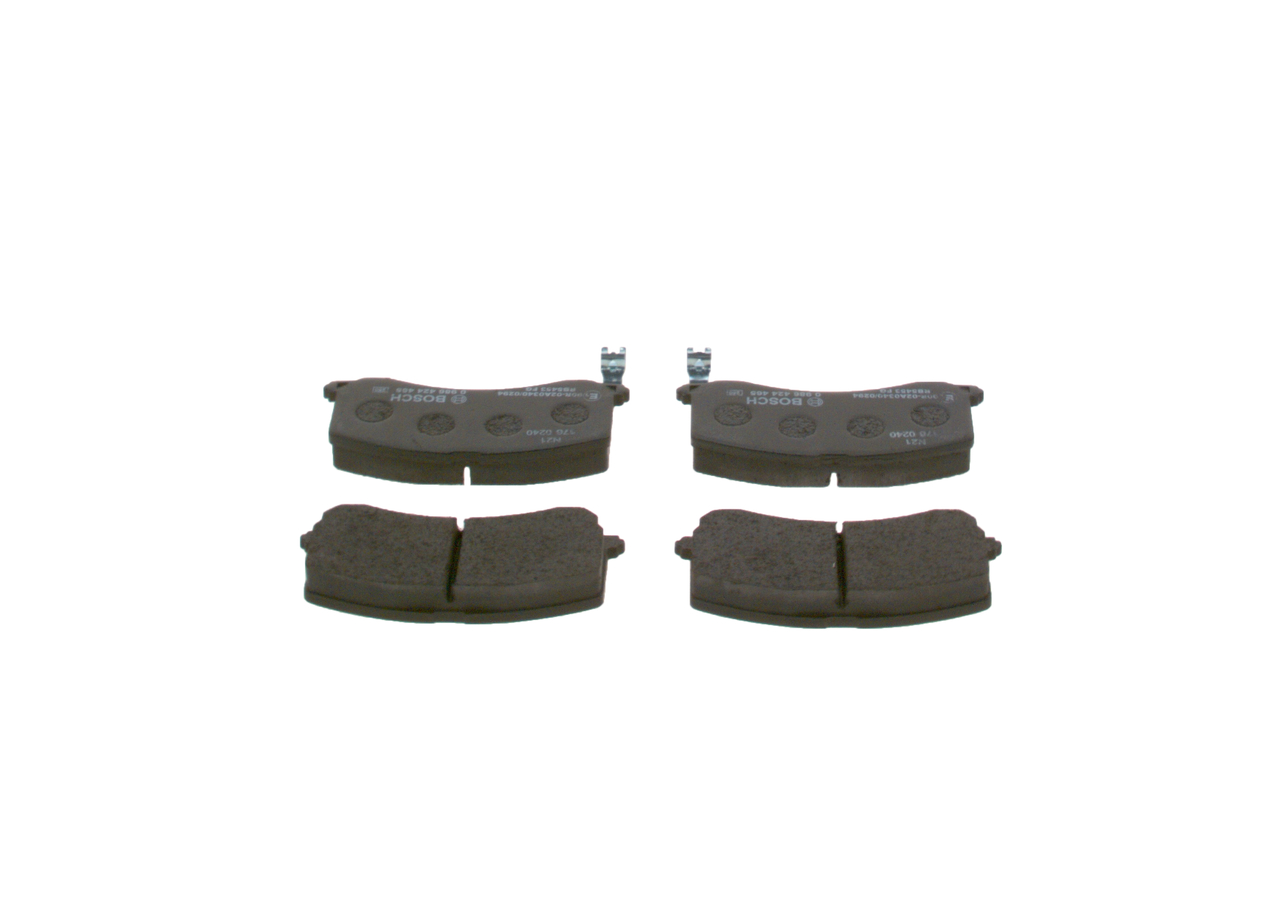 BOSCH 0 986 424 465 Bremsbelagsatz, Scheibenbremse