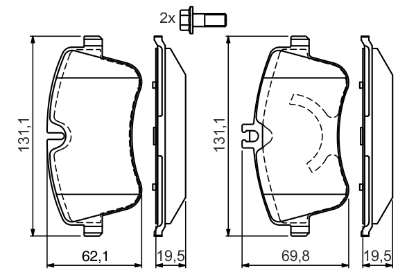 BOSCH 0 986 424 518 Brake...