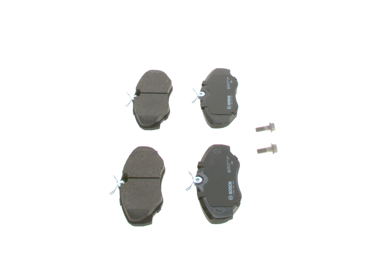 BOSCH 0 986 424 531 Bremsbelagsatz, Scheibenbremse