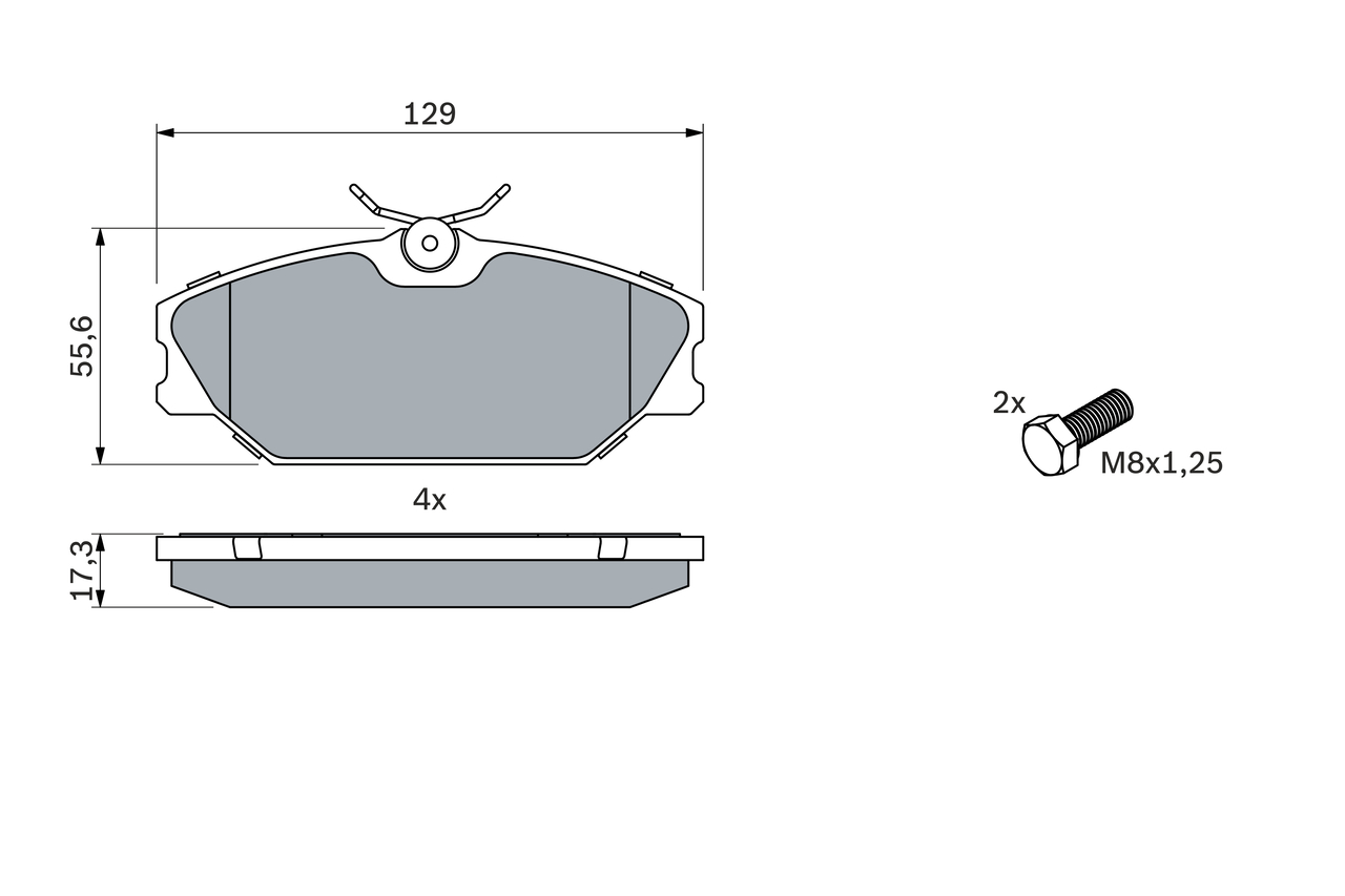 BOSCH 0 986 424 533 Kit...