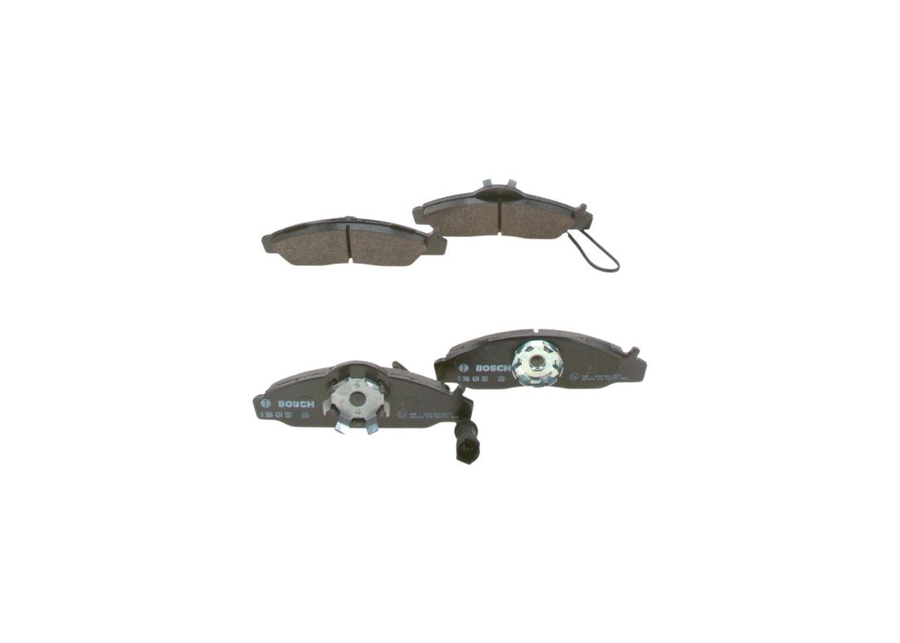BOSCH 0 986 424 551 Bremsbelagsatz, Scheibenbremse