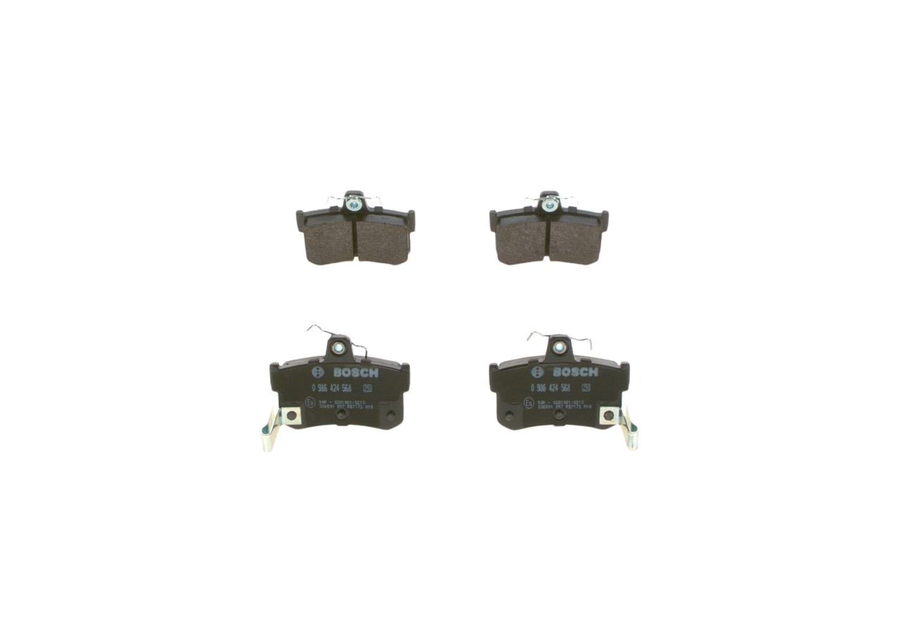 BOSCH 0 986 424 568 Bremsbelagsatz, Scheibenbremse