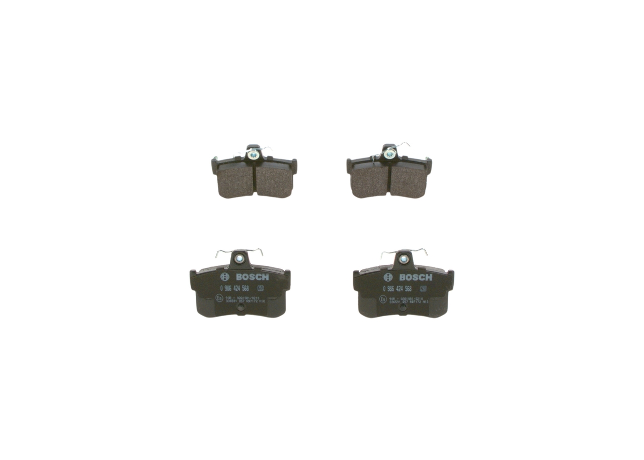 BOSCH 0 986 424 568 Bremsbelagsatz, Scheibenbremse