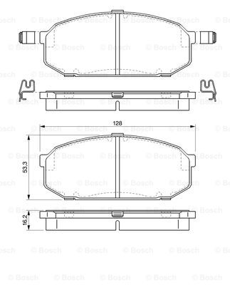 BOSCH 0 986 424 573 Brake...