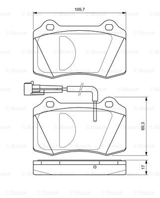 BOSCH 0 986 424 579 Brake...