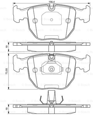 BOSCH 0 986 424 584 Brake...