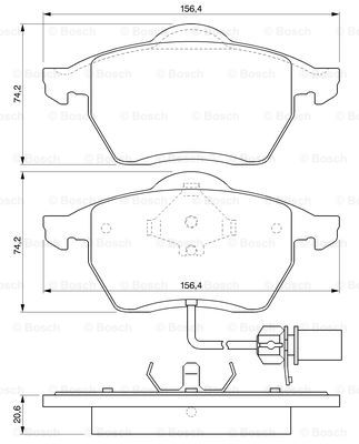 BOSCH 0 986 424 633 Brake...