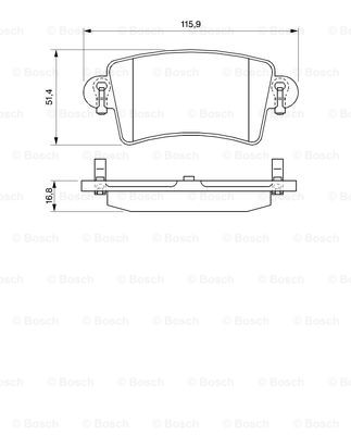 BOSCH 0 986 424 675 Brake...