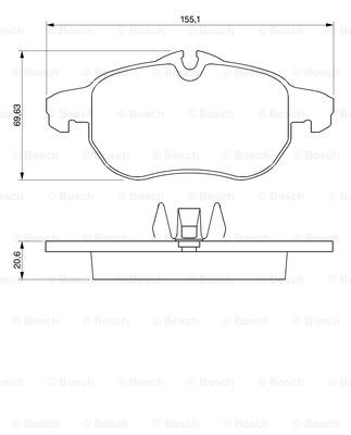 BOSCH 0 986 424 677 Brake...