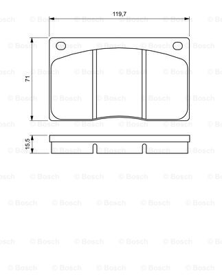 BOSCH 0 986 424 684 Brake...