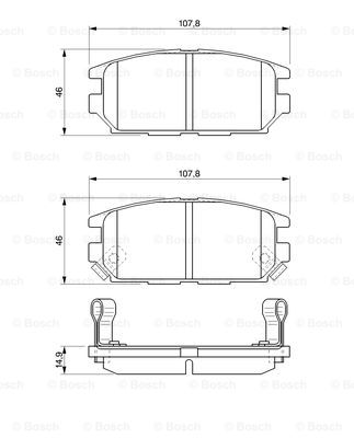 BOSCH 0 986 424 686 Brake...