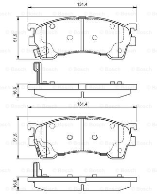 BOSCH 0 986 424 694 Sada...