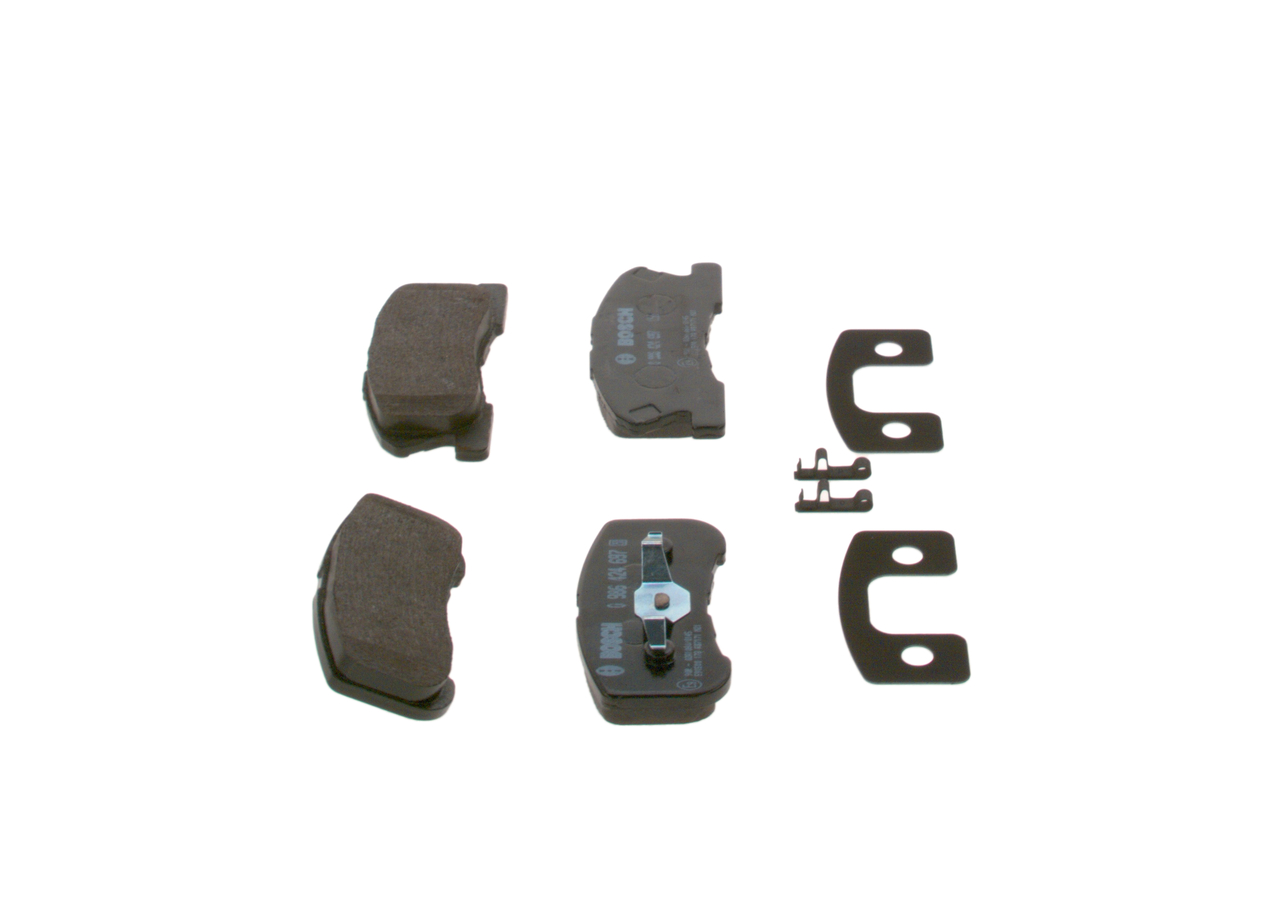 BOSCH 0 986 424 697 Bremsbelagsatz, Scheibenbremse