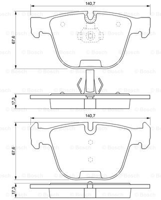 BOSCH 0 986 424 698 Brake...