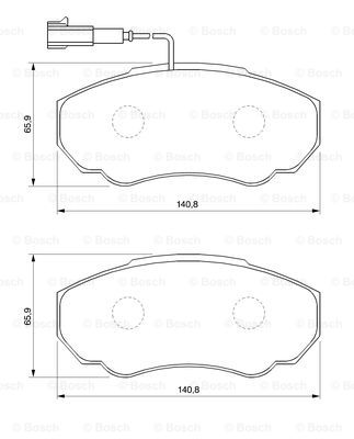 BOSCH 0 986 424 703 Brake...