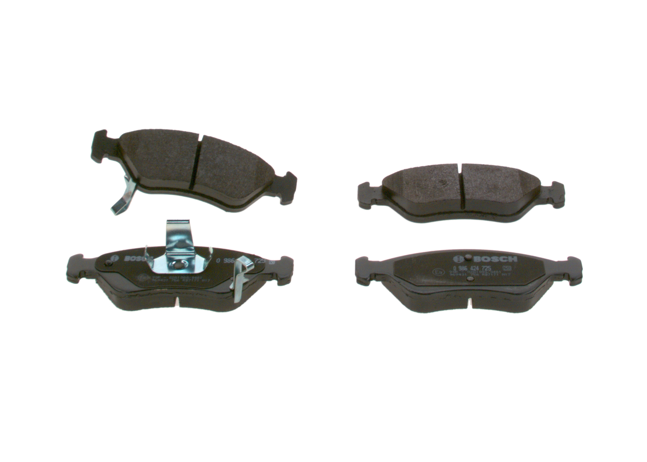 BOSCH 0 986 424 725 Bremsbelagsatz, Scheibenbremse