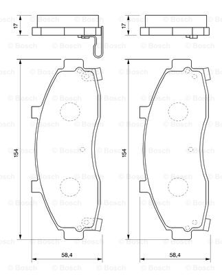 BOSCH 0 986 424 726 Brake...